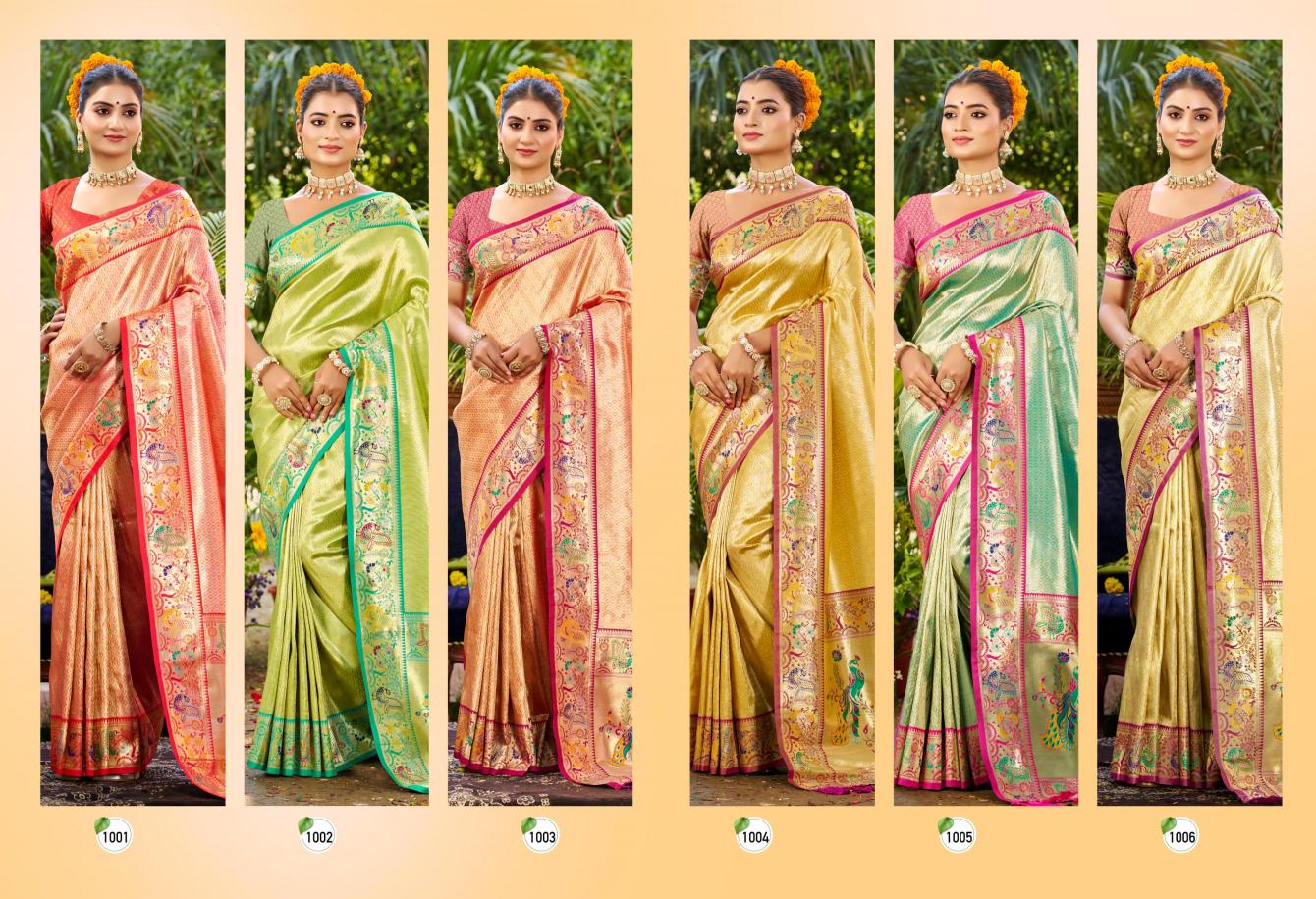 Bunawat - Kanchan Silk Sangam Prints SILK Woven Work Traditional Saree