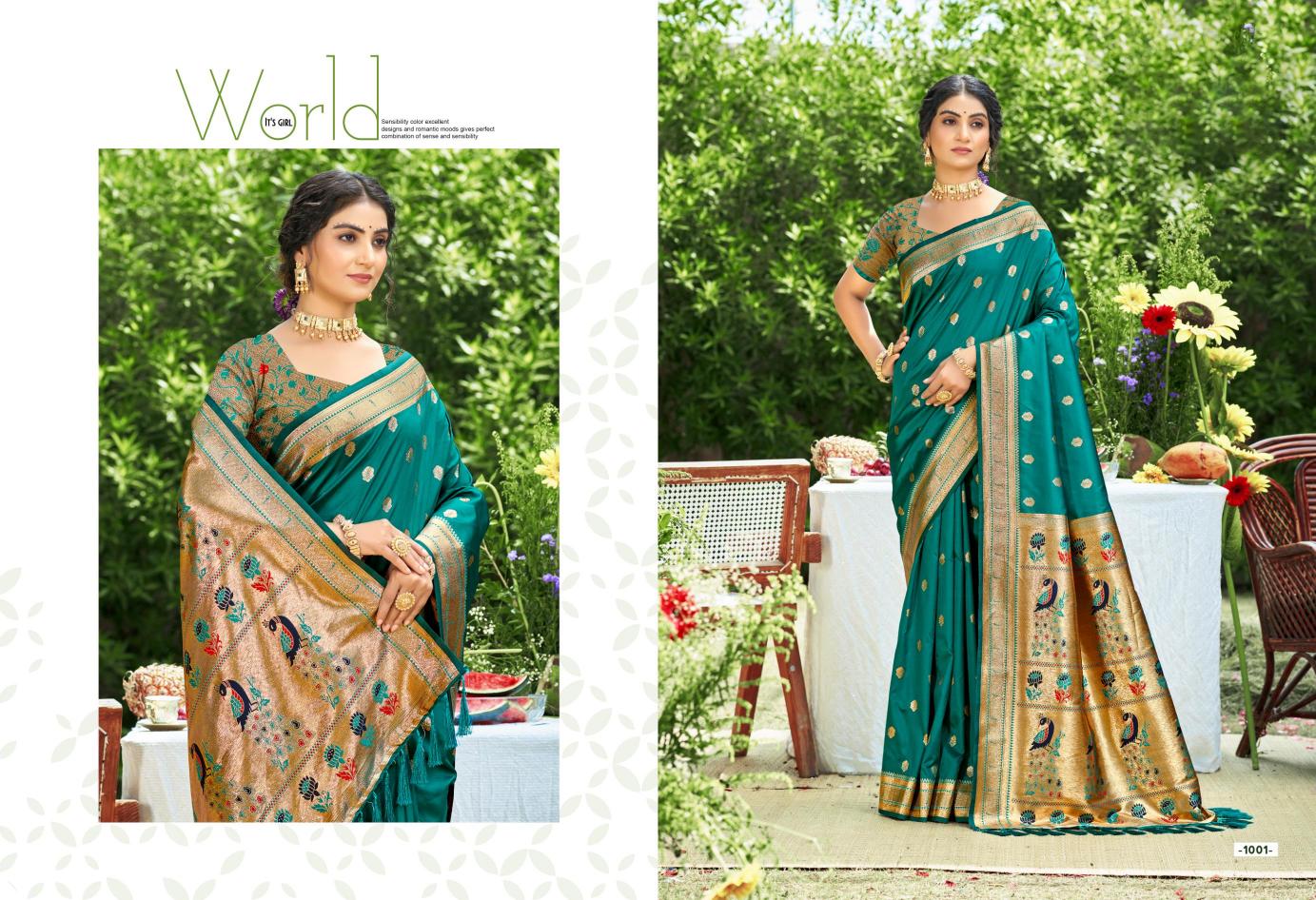 Bunawat - Mala Silk Sangam Prints SILK Woven Work Traditional Saree