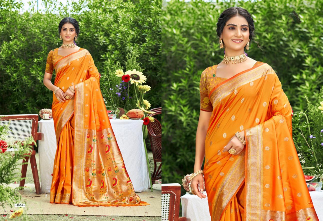 Bunawat - Mala Silk Sangam Prints SILK Woven Work Traditional Saree