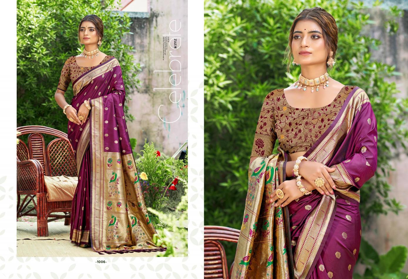 Bunawat - Mala Silk Sangam Prints SILK Woven Work Traditional Saree