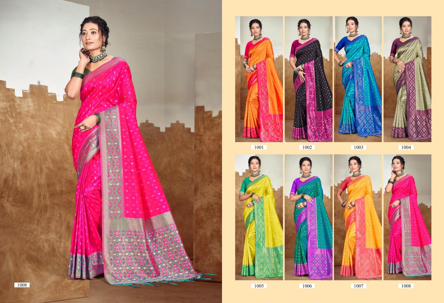 Bunawat - Pochampalli-17 Sangam Prints Silk Woven Work Traditional Saree