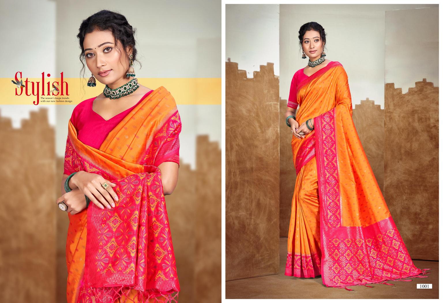 Bunawat - Pochampalli-17 Sangam Prints Silk Woven Work Traditional Saree