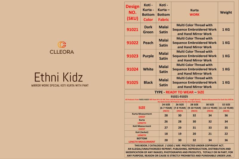 Clleora Ethni Kidz catalog kids wear wholesaler in pune
