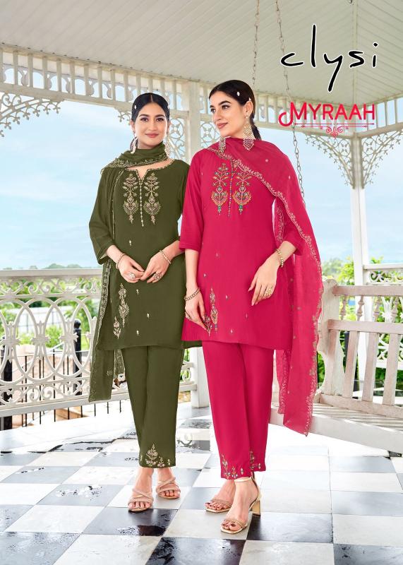 Clysi Myraah catalog kurti wholesale pakistan