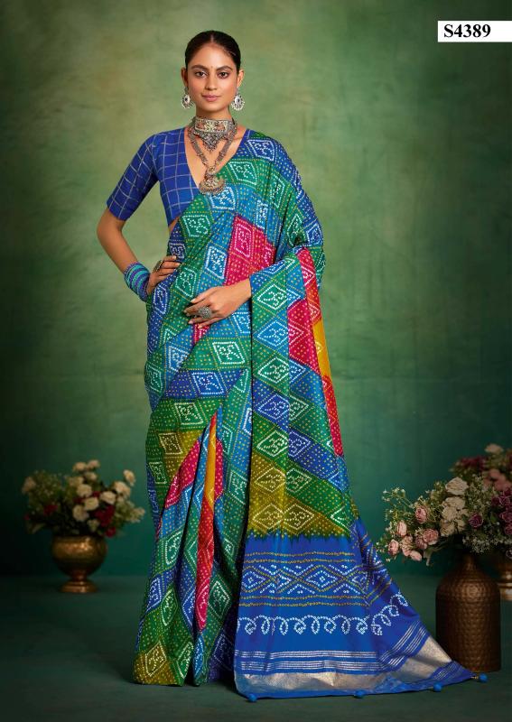 Dazira Bandhej catalog rangeela wholesale sarees surat