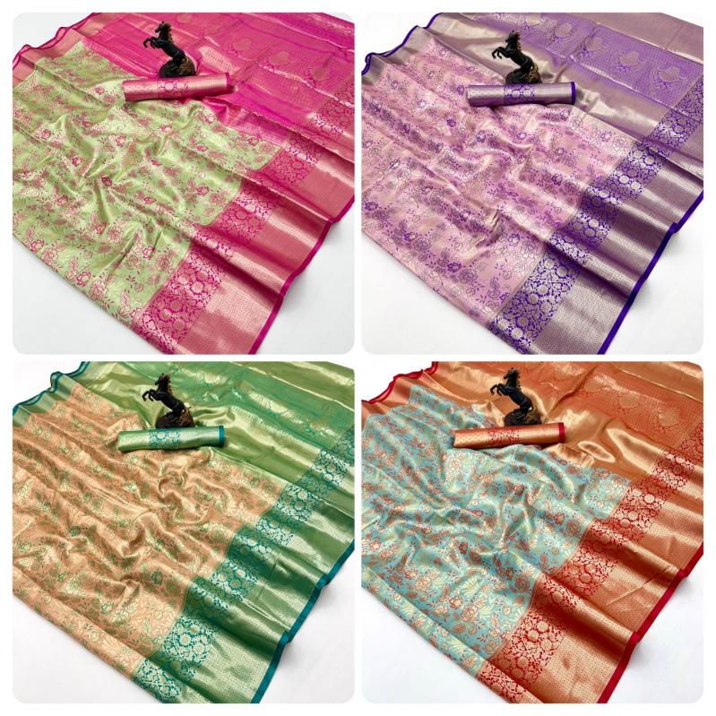 Dazira Kanjivaram Silk catalog wholesale saree dealers 