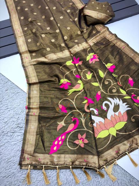 Dazira Organza Tissue silk catalog organza silk saree in surat