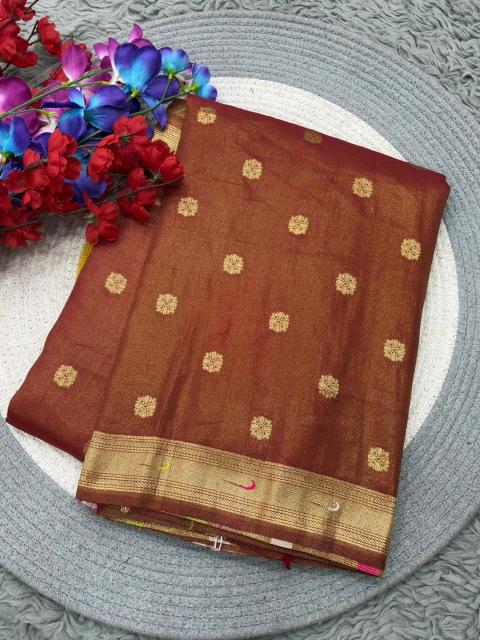 Dazira Organza Tissue silk catalog organza silk saree in surat