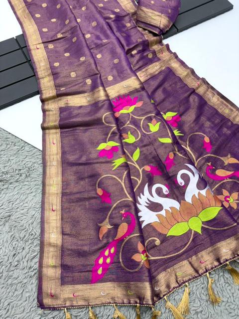 Dazira Organza Tissue silk catalog organza silk saree in surat