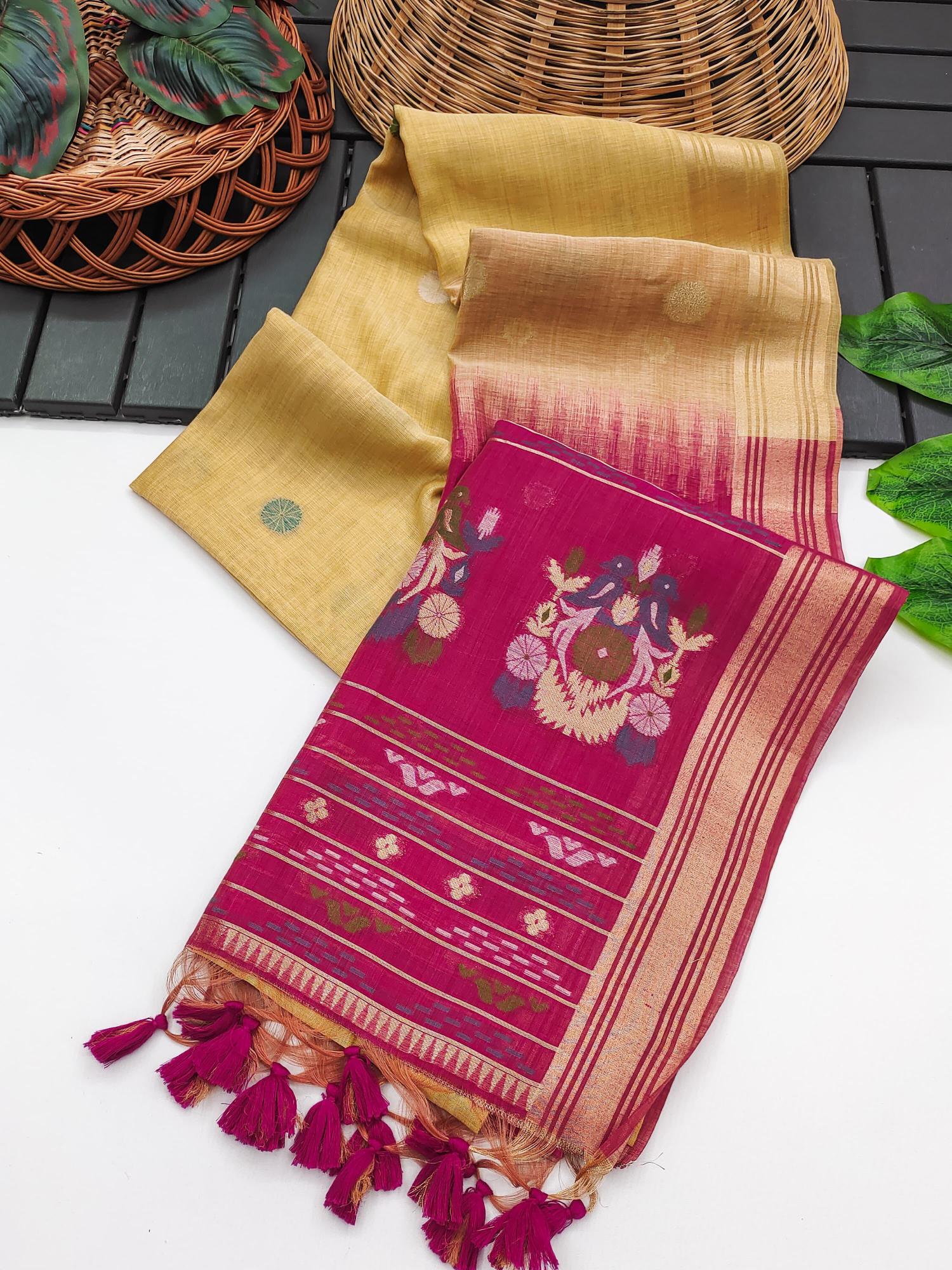 Dazira Premium soft muga Cotton vol 27 Catalog wholesale saree online shopping