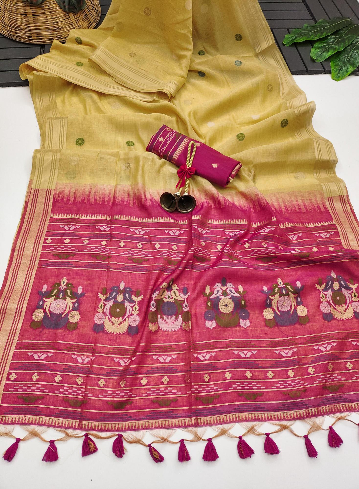 Dazira Premium soft muga Cotton vol 27 Catalog wholesale saree online shopping