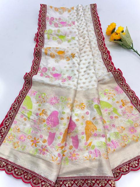 Dazira Pure Dola Silk vol 1 catalog surat me saree market kaha hai