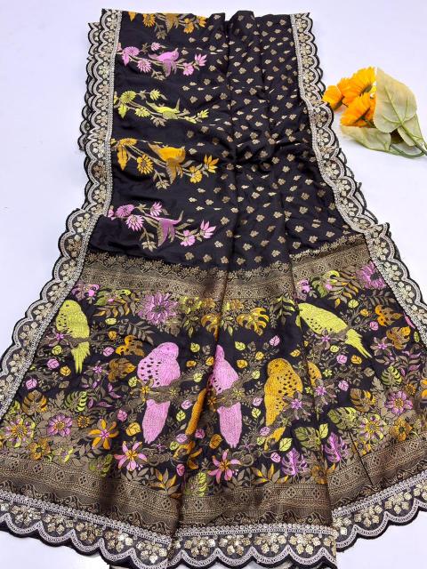 Dazira Pure Dola Silk vol 1 catalog surat me saree market kaha hai