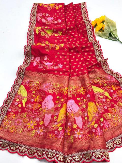Dazira Pure Dola Silk vol 1 catalog surat me saree market kaha hai