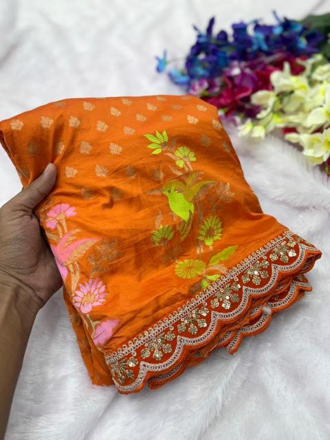 Dazira Pure Dola Silk vol 1 catalog surat me saree market kaha hai