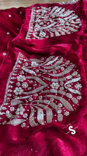 Dazira Pure soft space silk catalog designer saree wholesale online