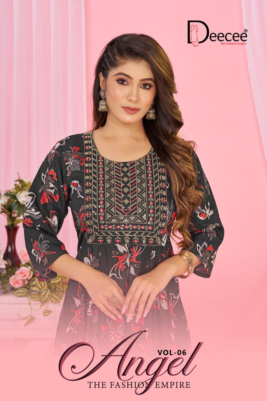 Deecee Angel vol 6 catalog wholesale market for kurtis in ulhasnagar