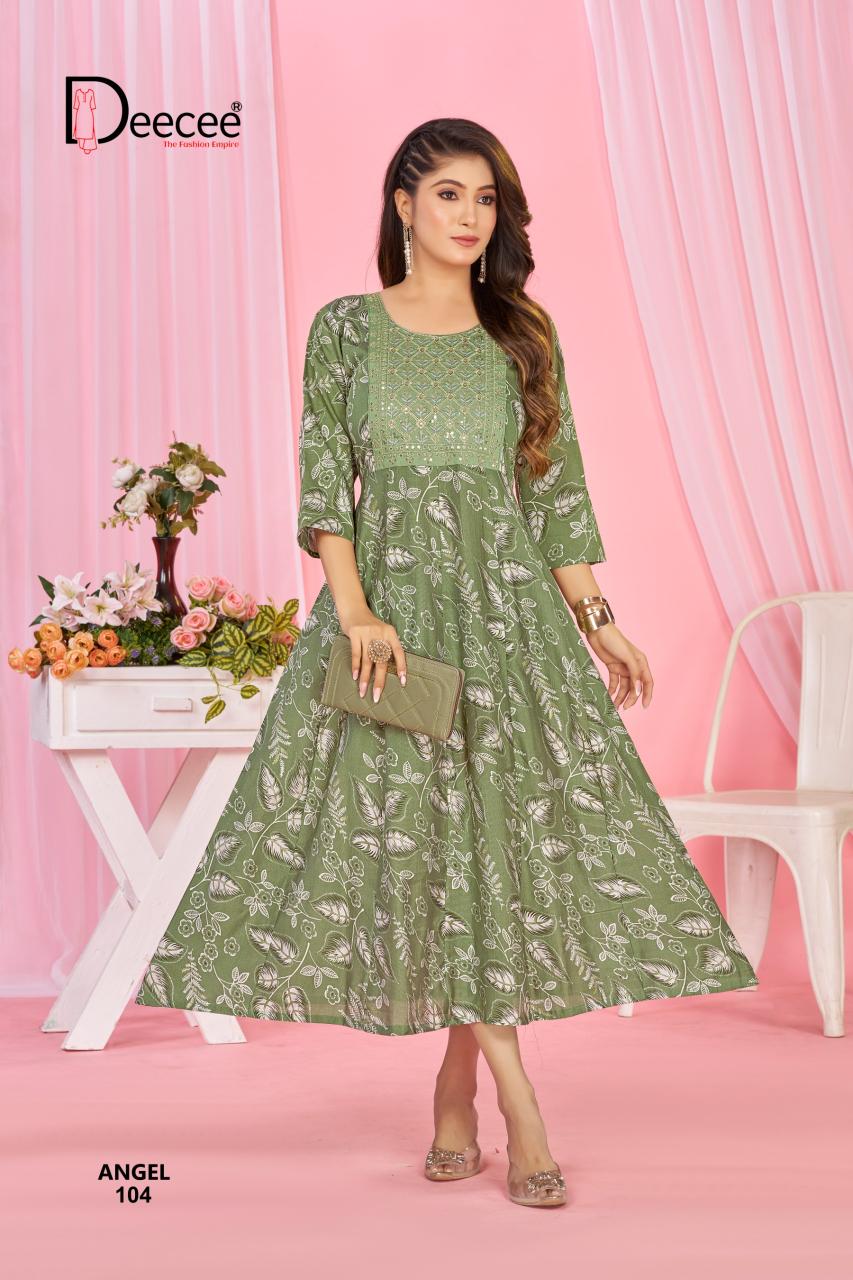 Deecee Angel vol 6 catalog wholesale market for kurtis in ulhasnagar