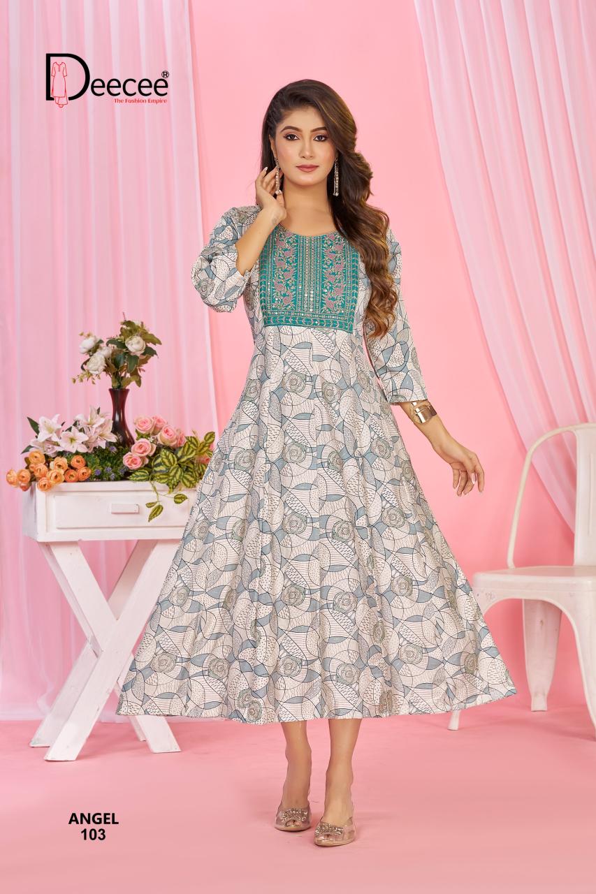Deecee Angel vol 6 catalog wholesale market for kurtis in ulhasnagar