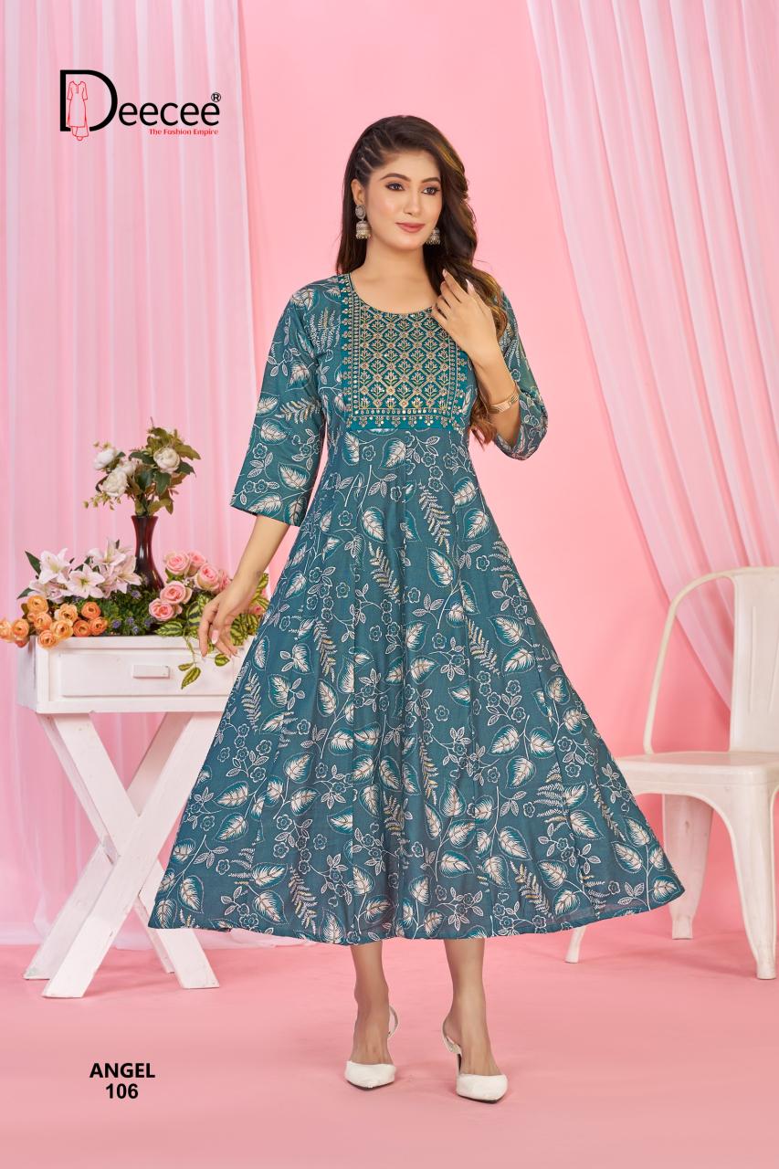 Deecee Angel vol 6 catalog wholesale market for kurtis in ulhasnagar