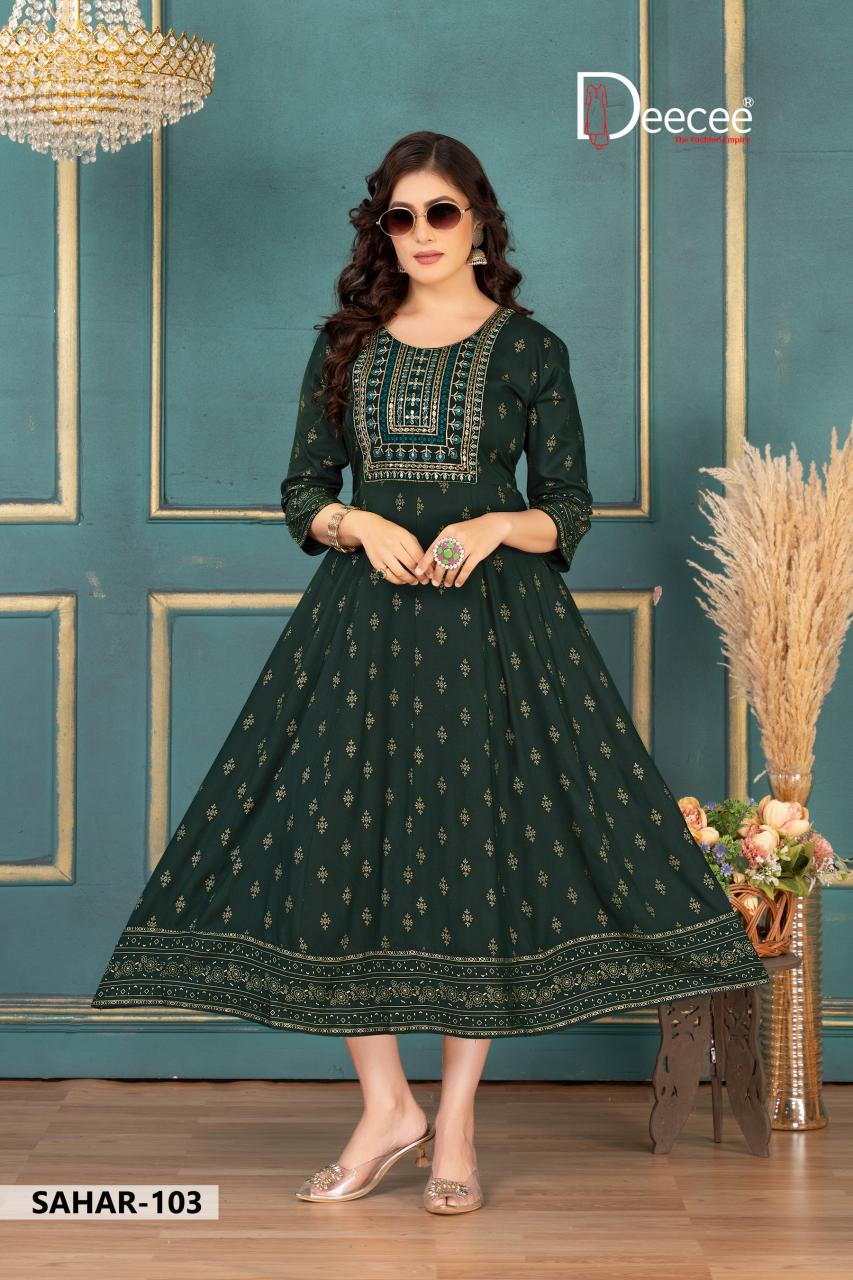 Deecee Sahar catalog online wholesale kurtis