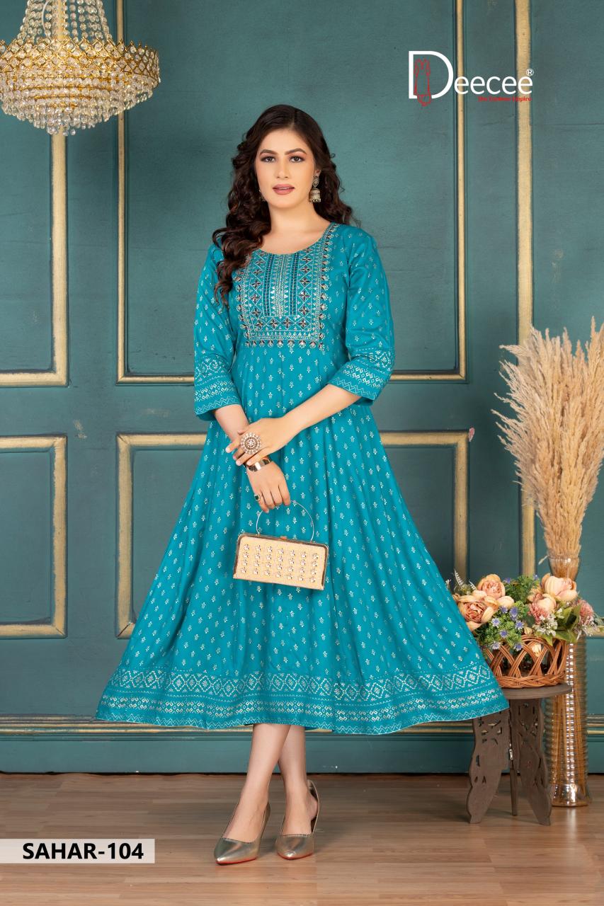 Deecee Sahar catalog online wholesale kurtis