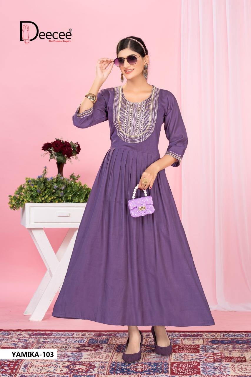 Deecee Yamika catalog branded kurtis wholesale market