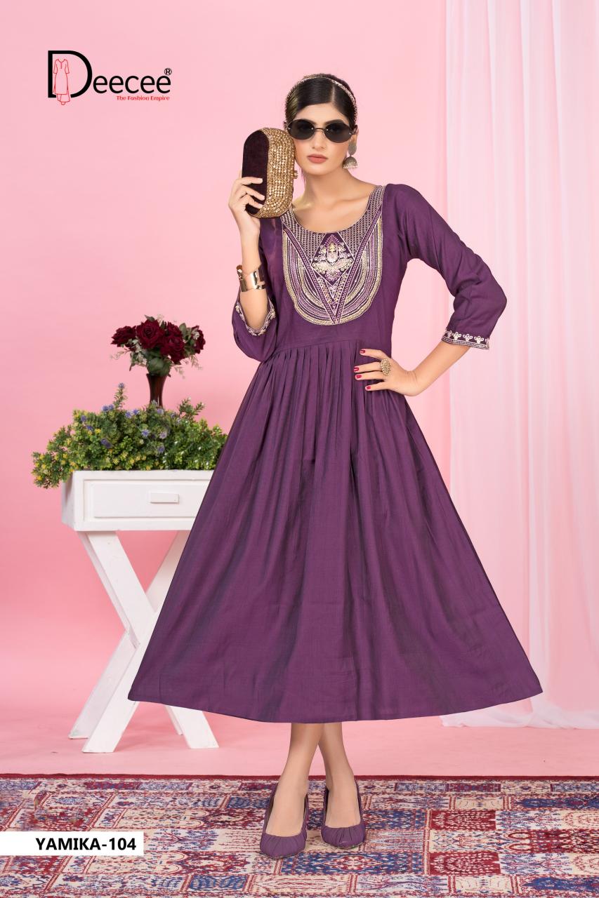 Deecee Yamika catalog branded kurtis wholesale market