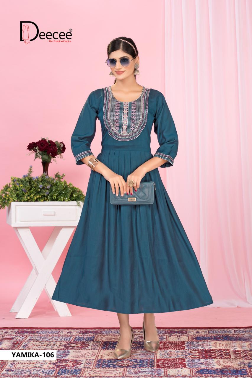 Deecee Yamika catalog branded kurtis wholesale market