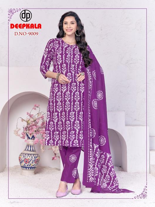 Deepkala Batik Special Vol-9 – Kurti Pant With Dupatta - Wholesale Catalog