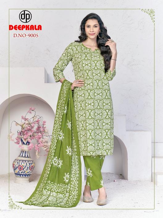 Deepkala Batik Special Vol-9 – Kurti Pant With Dupatta - Wholesale Catalog