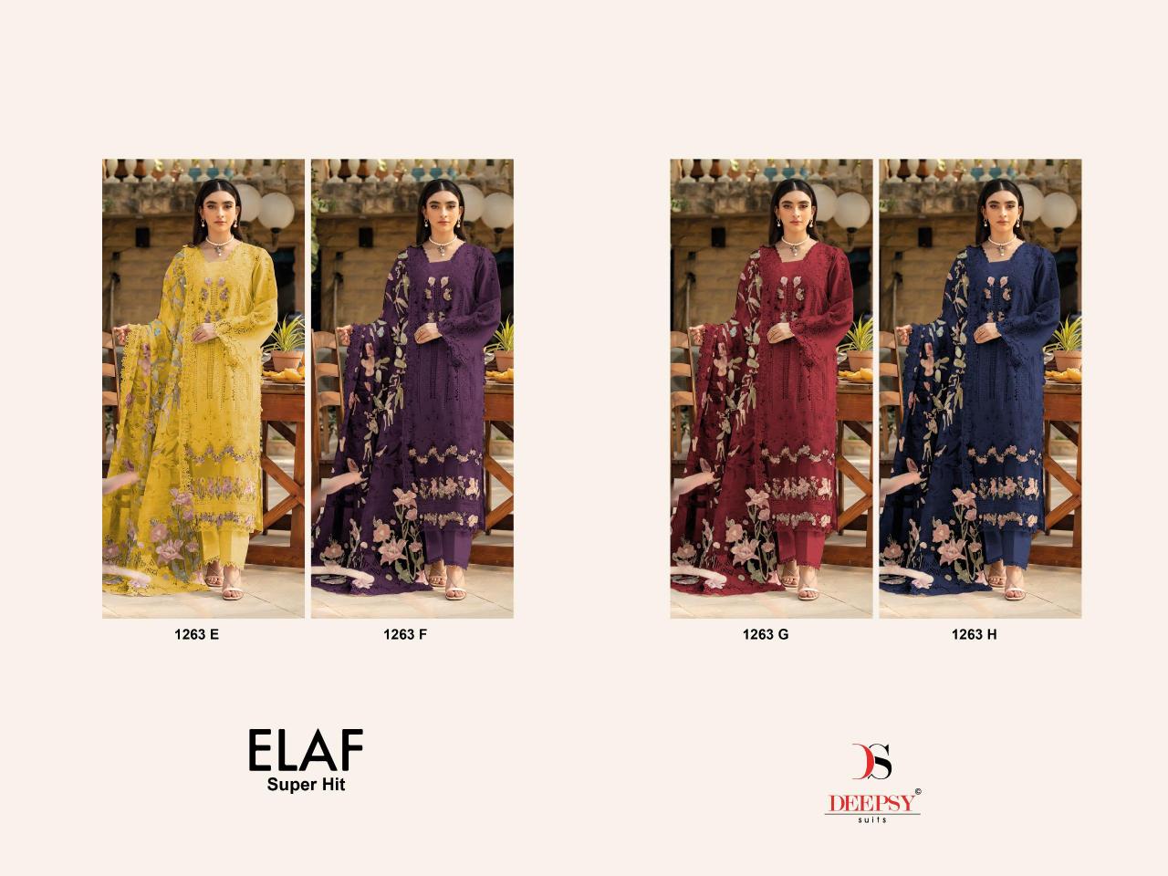 Deepsy Elaf Super Hit 1263 catalog pakistani salwar suit 2025