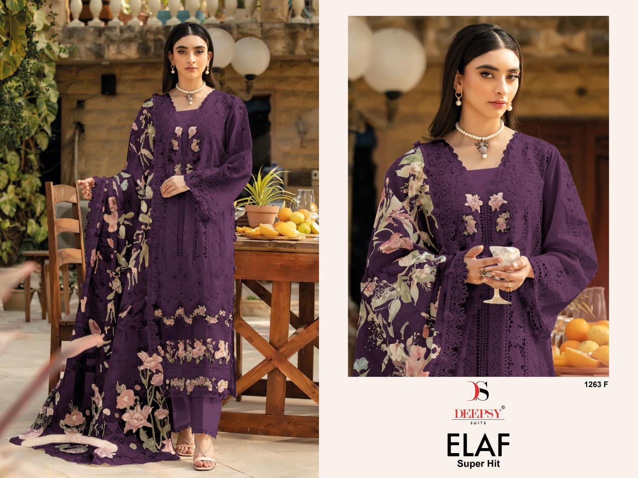 Deepsy Elaf Super Hit 1263 catalog pakistani salwar suit 2025