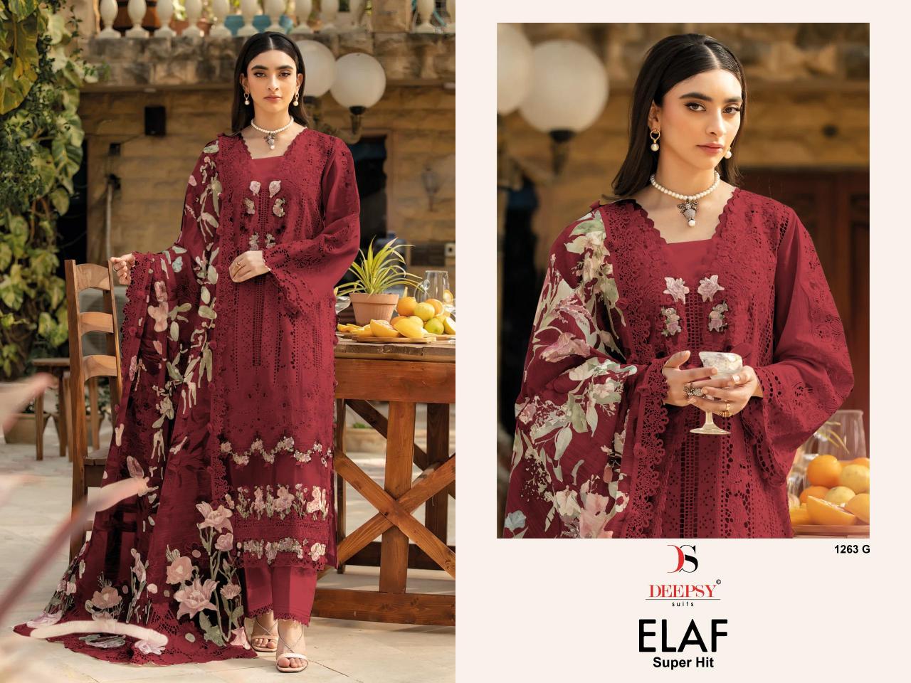 Deepsy Elaf Super Hit 1263 catalog pakistani salwar suit 2025
