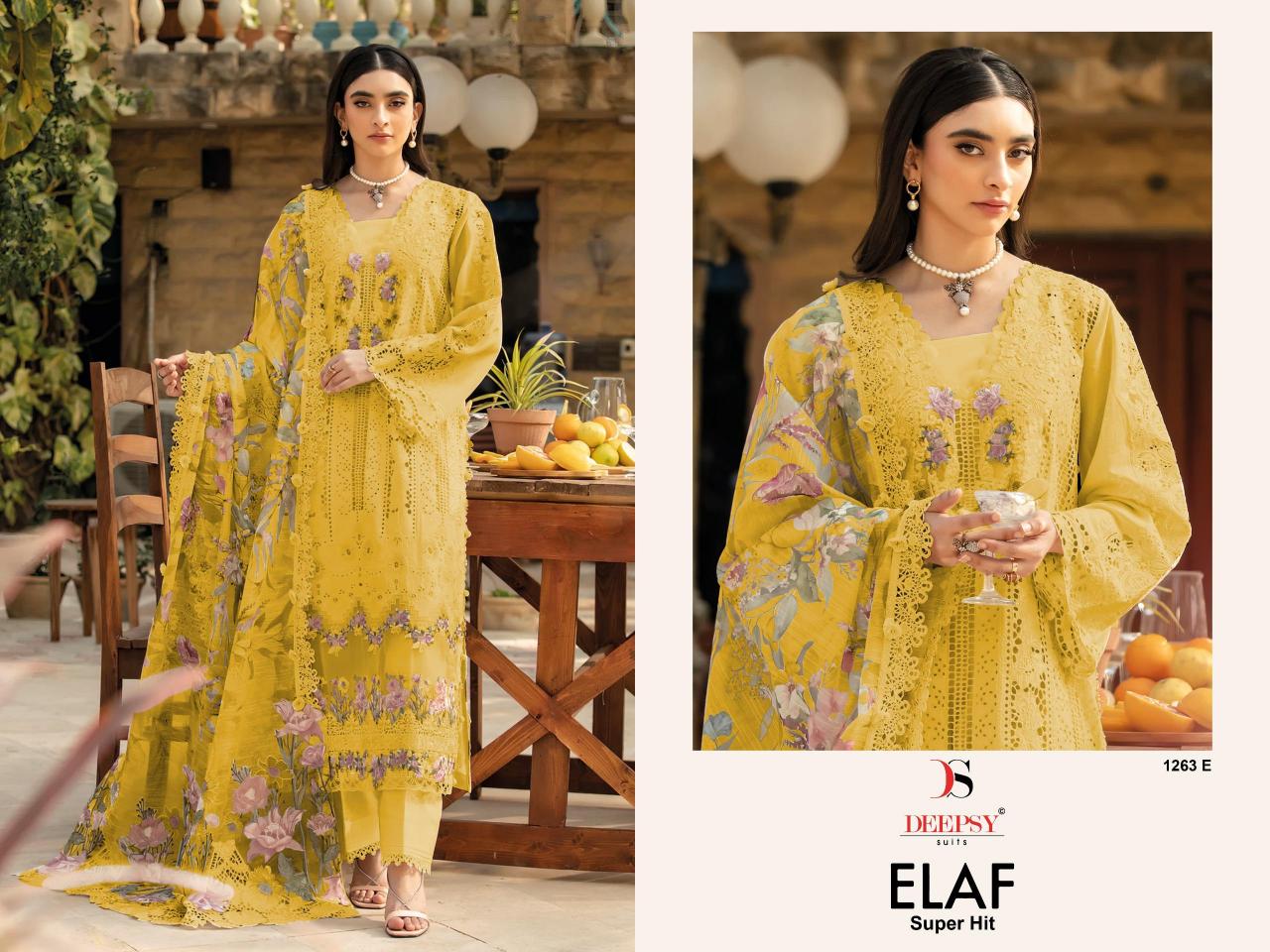 Deepsy Elaf Super Hit 1263 catalog pakistani salwar suit 2025