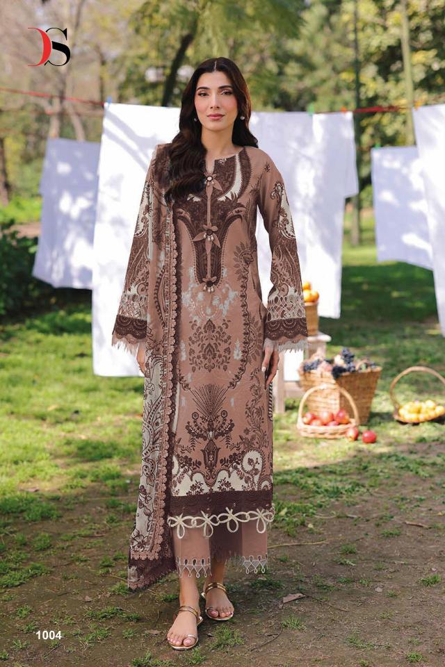 Deepsy Jade Bliss Lawn 25 vol 2 catalog Chiffon Dupatta wholesale pakistani salwar suits