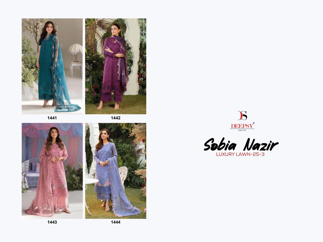 Deepsy Sobia Nazir Lawn 25 vol 3 catalog pakistani suits wholesale near me
