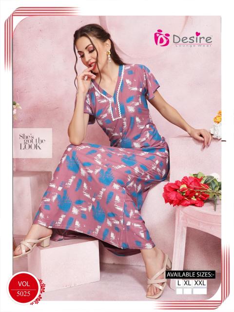 Desire 5025 catalog night dress