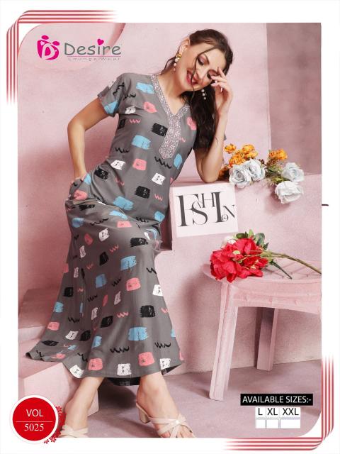 Desire 5025 catalog night dress