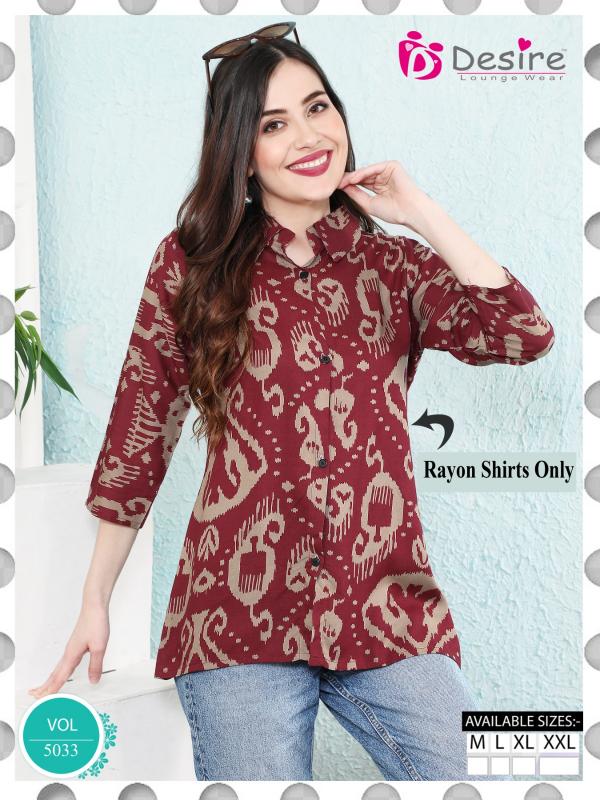 Desire 5033 catalog casual short kurtis wholesale