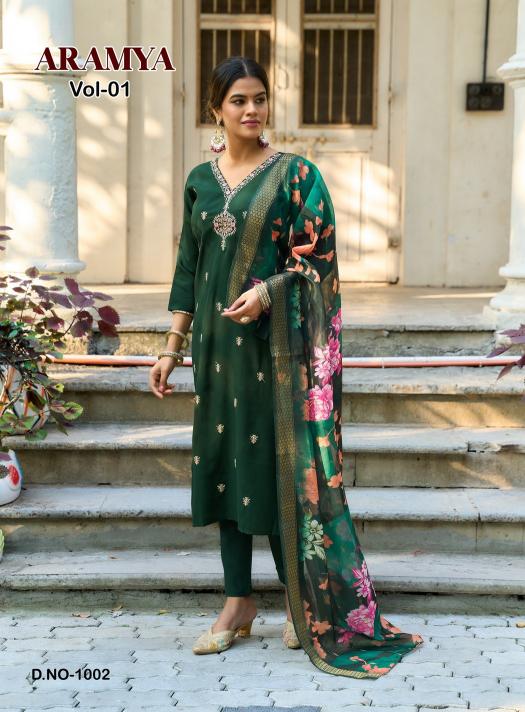 Diya Trends Aramya Vol 1 catalog fiona kurti wholesale