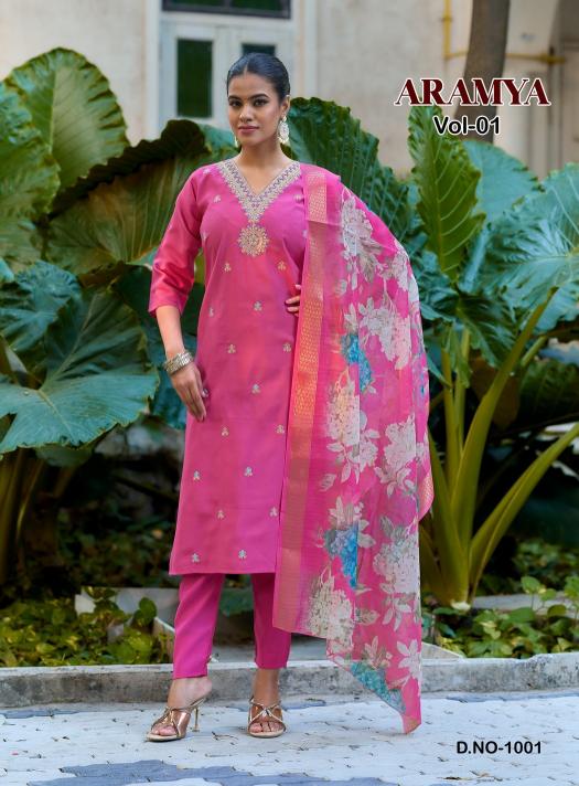 Diya Trends Aramya Vol 1 catalog fiona kurti wholesale