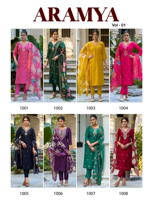 Diya Trends Aramya Vol 1 catalog fiona kurti wholesale