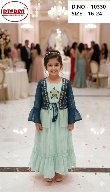 Dt Devi 10330 Catalog kids ethnic wear wholesale