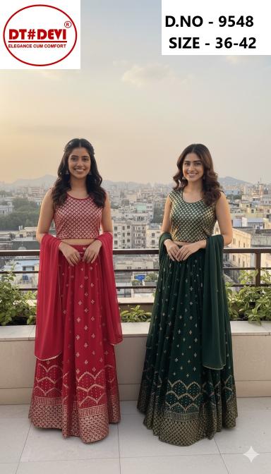 Dt Devi Agni 9548 Catalog designer lehenga choli brands in india