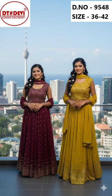 Dt Devi Agni 9548 Nx Catalog crop top and lehenga online india for betrothal