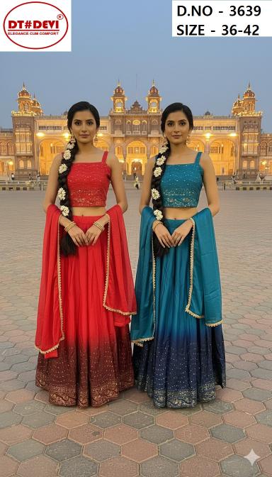 Dt Devi Deewaniyat 3639 Catalog buy bollywood lehengas online india