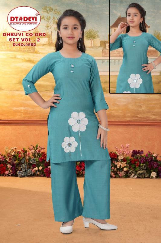 Dt Devi Dhruvi vol 2 9592 catalog kids wear wholesale in bangalore
