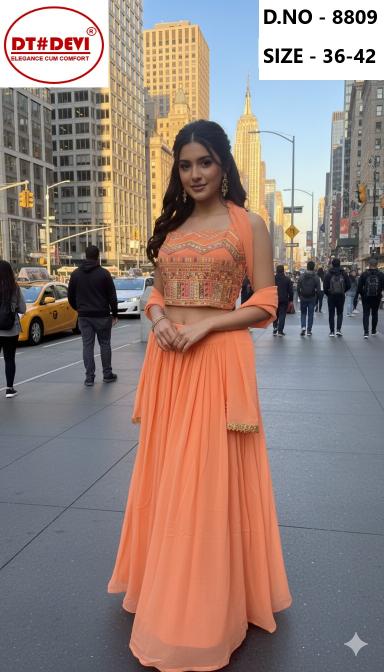 Dt Devi Elliza 8809 Catalog latest indo western style