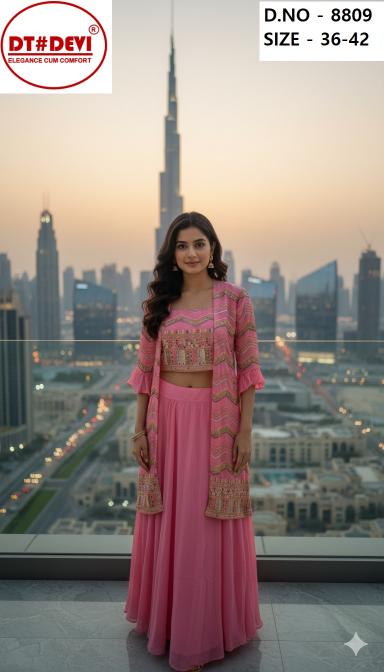 Dt Devi Elliza 8809 Nx Catalog indo western style